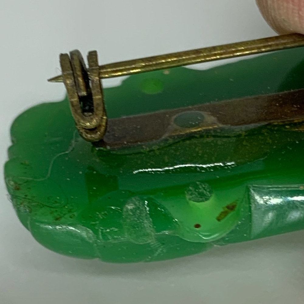 1920’s Celluloid Cicada Bug Brooch View 3